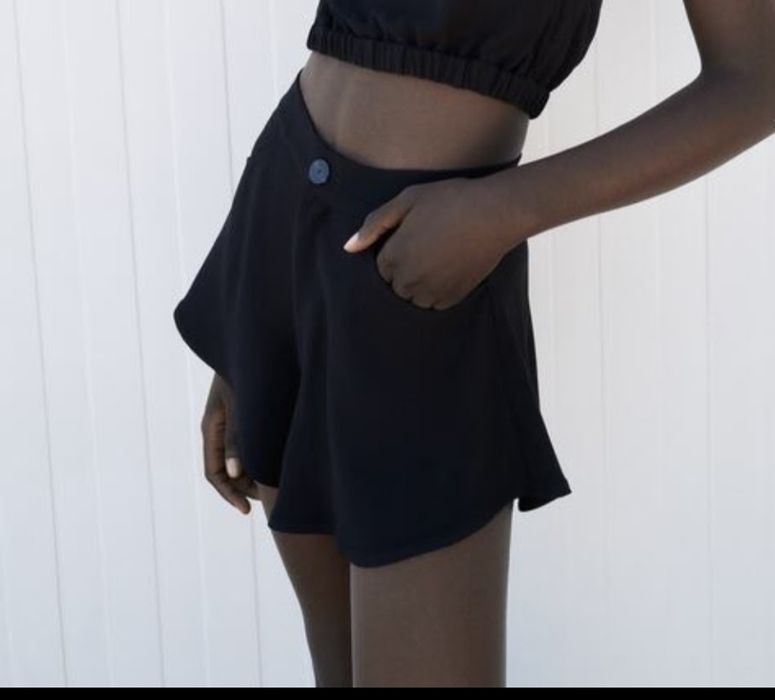 ZARA nowe czarne szorty r. XS