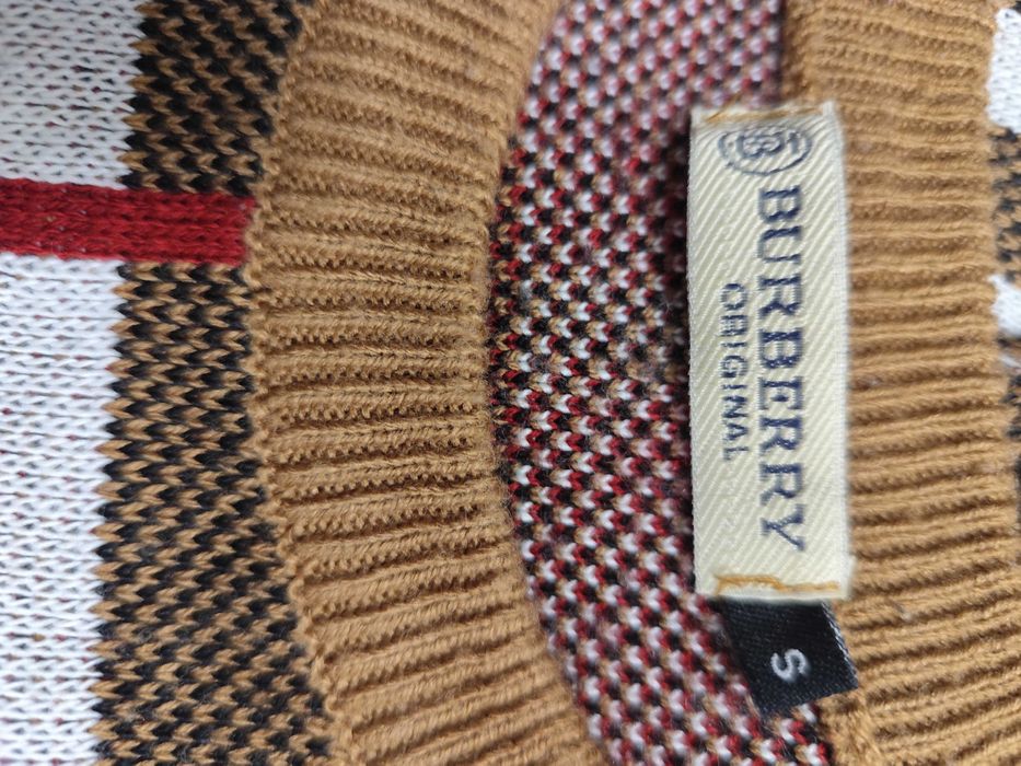 Sweter krata Burberry Rozm S