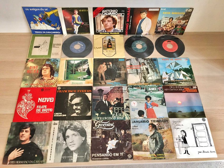 Discos de vinil singles - 1€ cada