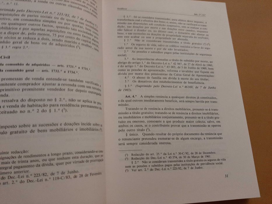 Código do Imposto Municipal de Sisa e do Imp. sobre as Suc. e Doações