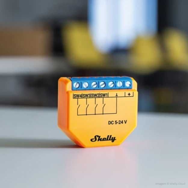 Módulo Wi-Fi Shelly Plus 1PM,2PM,i4 DC,Add-on,Wall Switch, BLU, Plug S64585544365699121