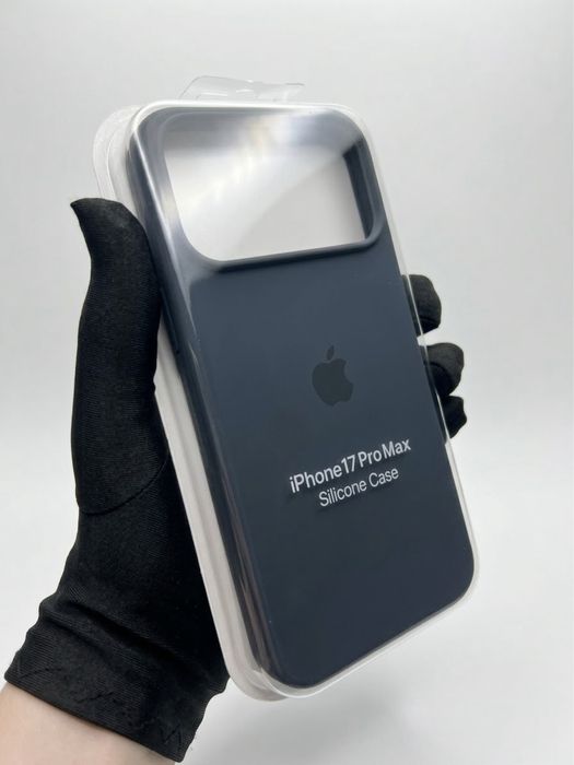 Силіконовий чохол Silicone Case з мікрофіброю для iPhone — Grey