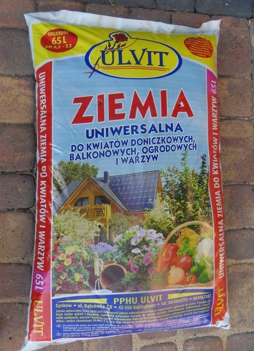 Ziemia uniwersalna 65l do kwiatów i warzyw