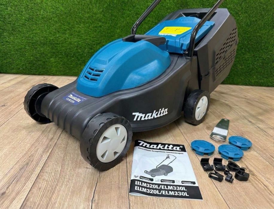 Електрична газонокосарка Makita ‼️ газонокосилка для травы сад