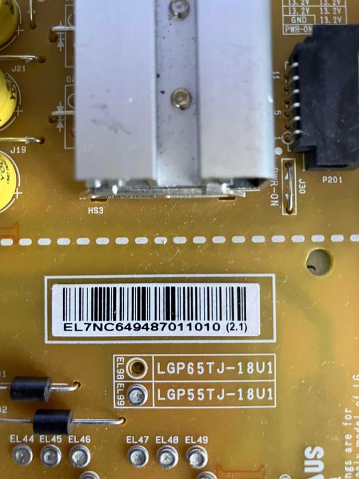 Części do TV LG 55UN81003LB płyta główna i inne części.