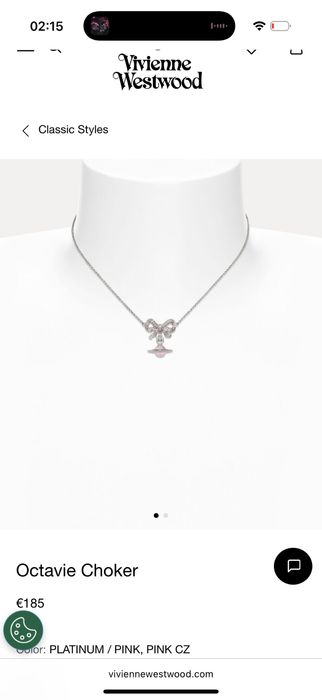 подвеска-чокер vivienne westwood