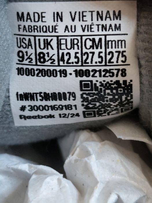 Ténis Reebok 42.5 Novos