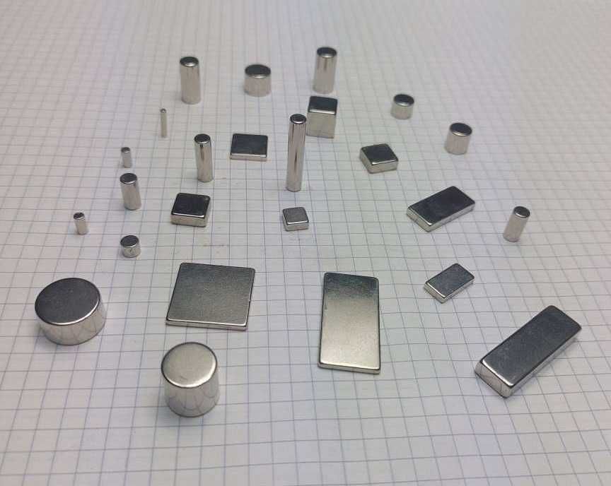 Magnes płytkowy neodymowy silny mocny MPŁ 40x18x10 N45