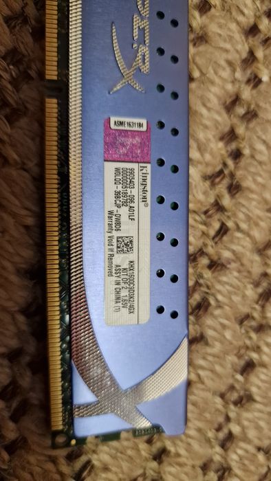 Ddr3 8gb (2x4) 1600mhz kingston HyperX