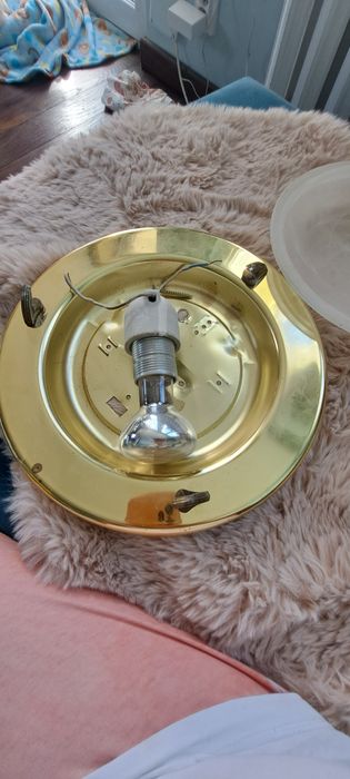 Plafon zloty, 30cm, żarowka