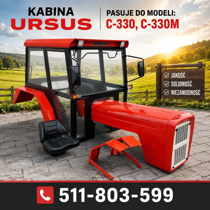 Kabina c360 c330 Mf235 Mf255 MTZ t25 OKAZJA