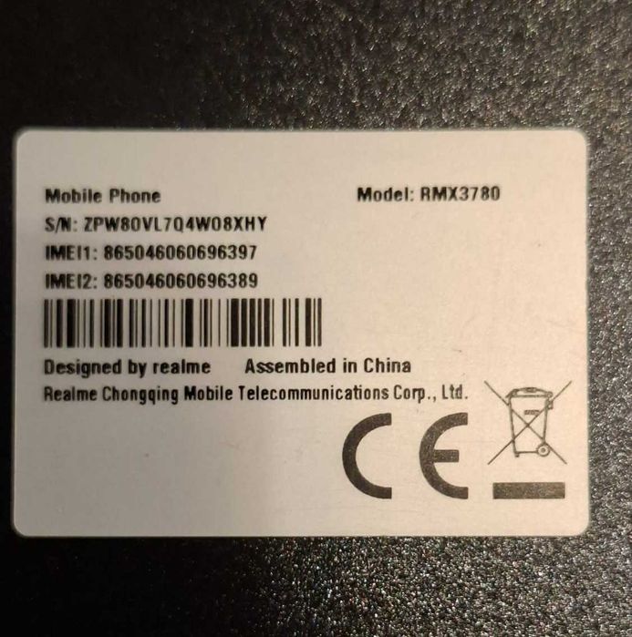 Realme 11 5G 8/256GB – stan bardzo dobry, telefon po seniorze