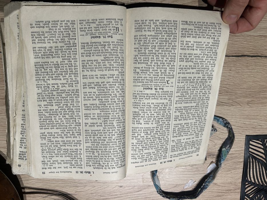 Stara biblia po niemiecku