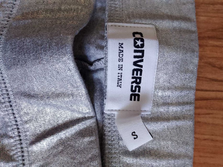 Spodenki Converse srebrne