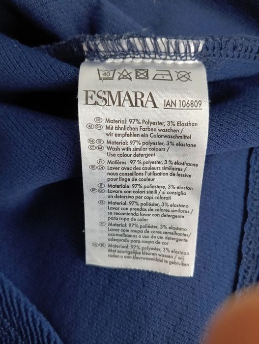 Prosta granatowa sukienka