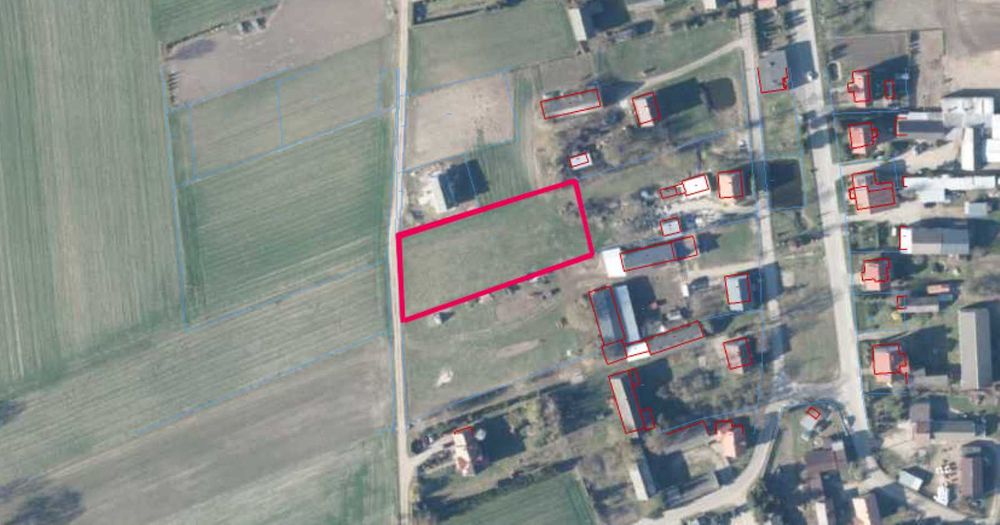 Piękna duża działka w miejscowości Filice