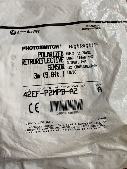 Фотоелектричний датчик Allen-Bradley 42EF