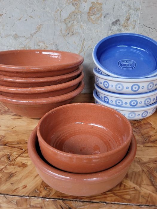 Conjunto de 15 peças de barro