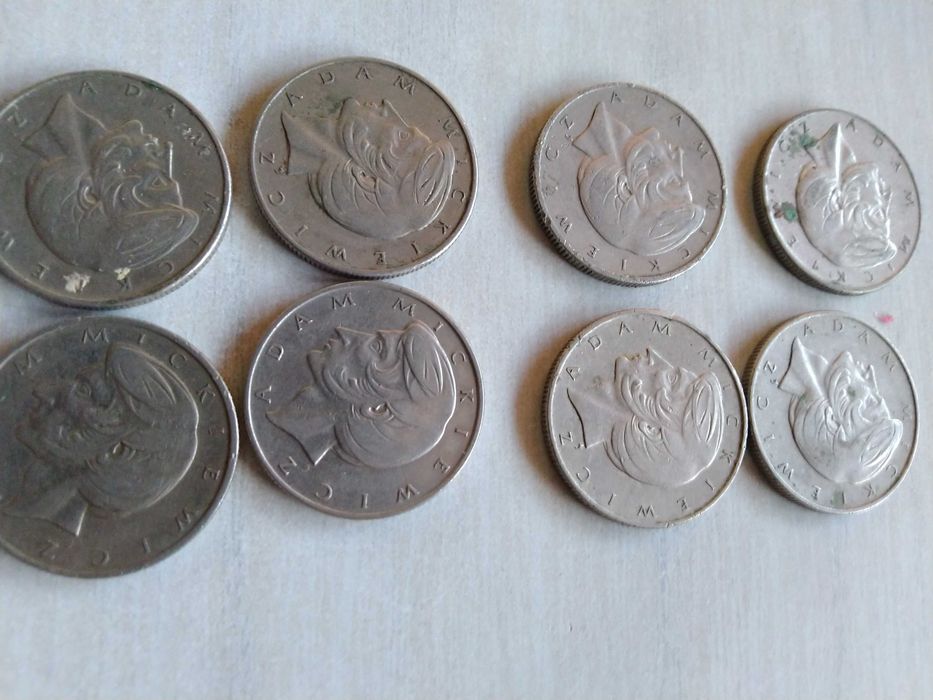 Moneta 10zł z 1975r  do 8 Adam Mickiewicz Bolesław Prus