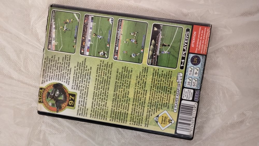 World wide Soccer 97 sega saturn