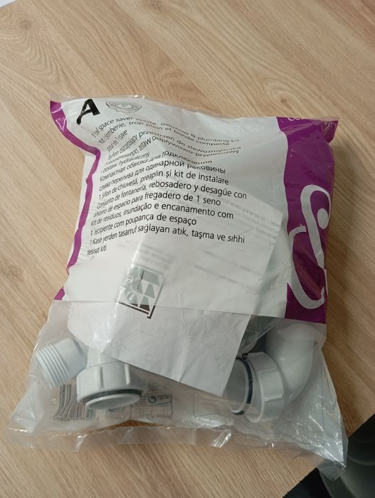 Sifão para lava loiças