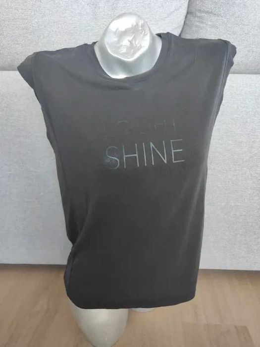 T-shirt / Top Preto Hoodies Bright Shine – Tamanho S