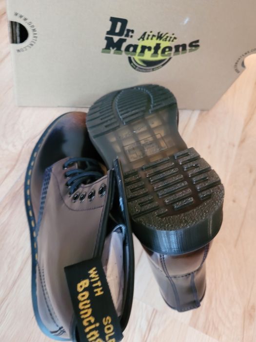 Dr. Martens glany Black Multi 1460 Rainbow Rub Off 39 EU