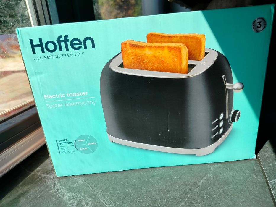 Opiekacz elektryczny do tostów hoffen ekektrycztv
