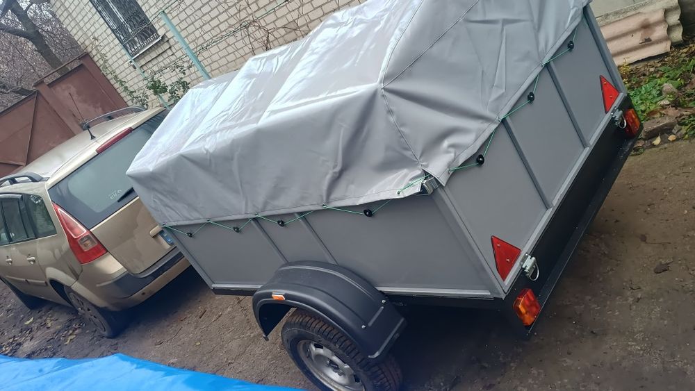 Прицеп усиленный 2м*1,3м*0,5м в наличии