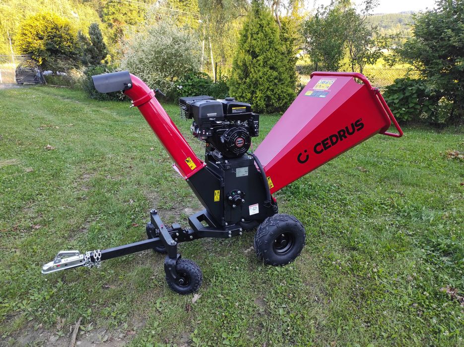 Rębak rozdrabniacz spalinowy CEDRUS RB04 PRO-E (z rozrusznikiem) - Jak nowy