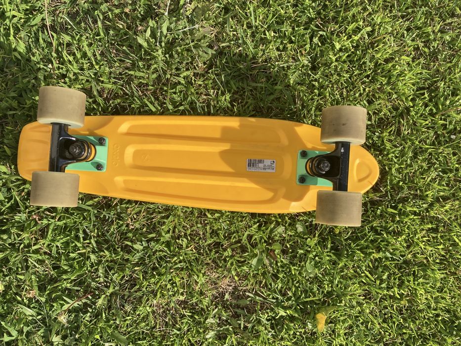 Penny Board/ mini skate amarelo da Oxelo