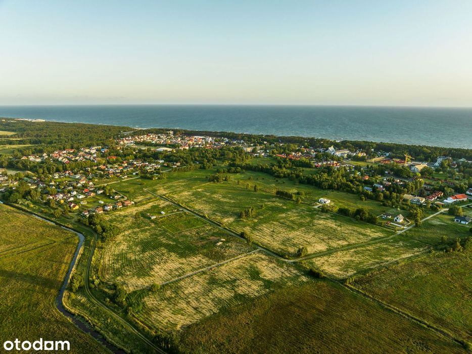 Działka rekreacyjna - MPZP - 700 m od morza, media pełne, droga