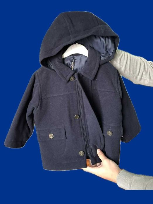 Casaco unissexo azul marinho