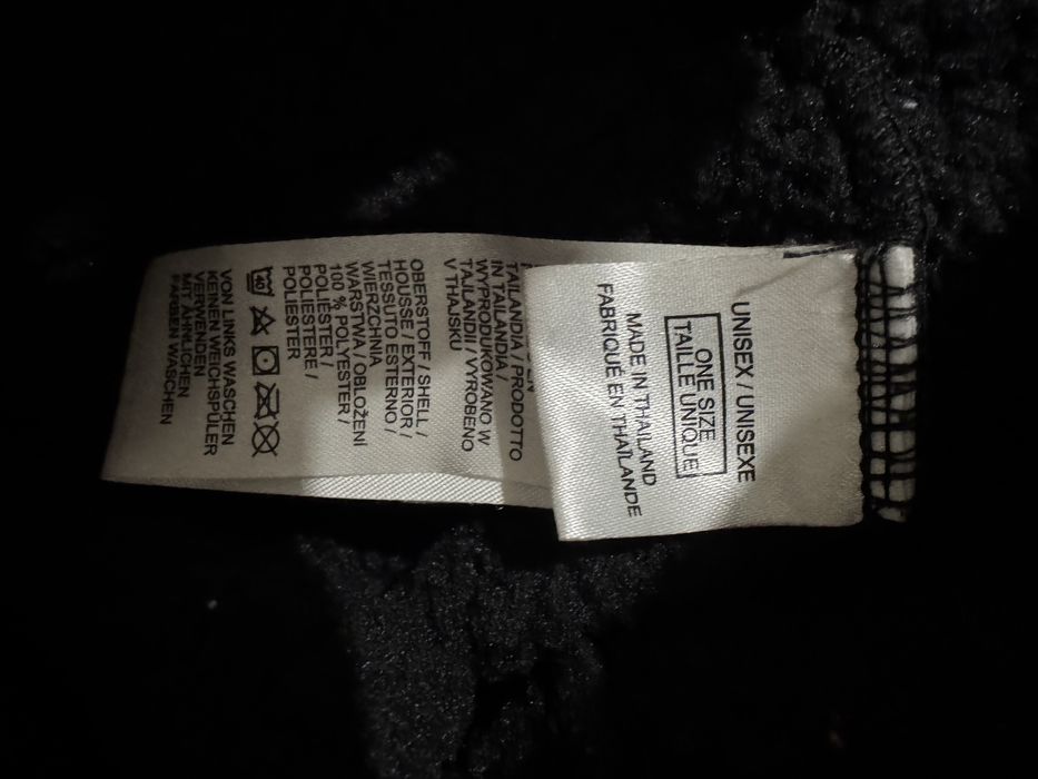 Jack Wolfskin czapka markowa zimowa czarna