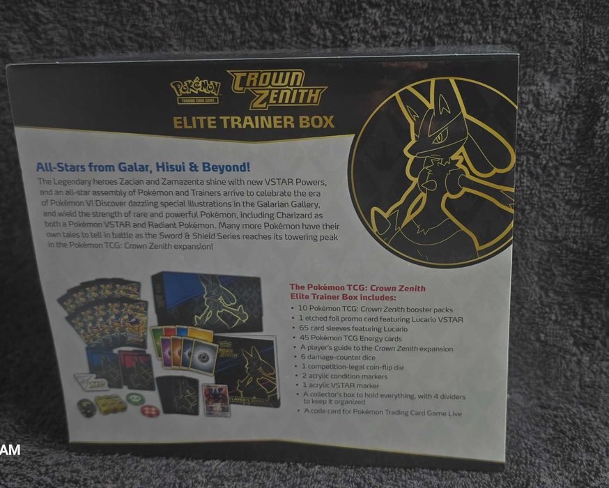 Elite trainer box  crown zenith