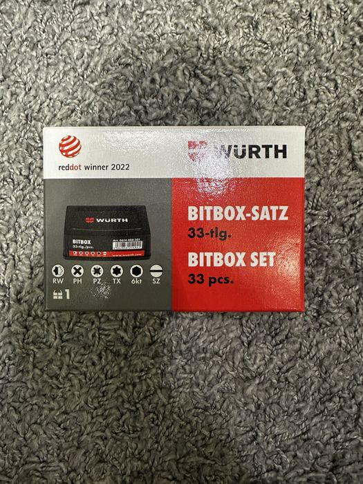 Wurth zestaw bitów udarowych