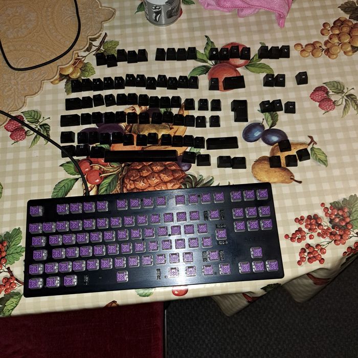 Teclado Mecânico Razer Huntsman V3 X Tenkeyless Purple Switch PT Preto | COMO NOVO
