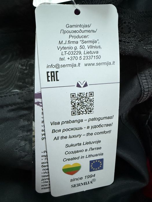 Biustonosz firmy Sermija na duży biust
