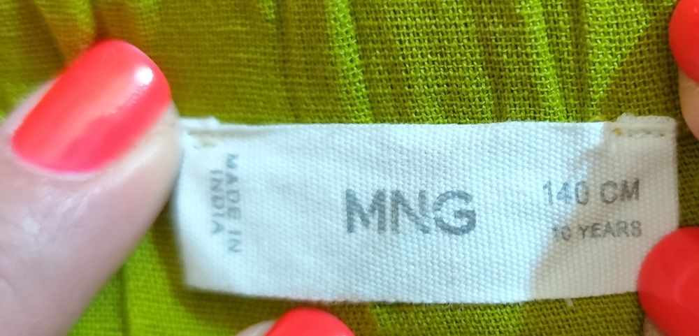 Piękna letnia dziewczęca sukienka MANGO 134/140