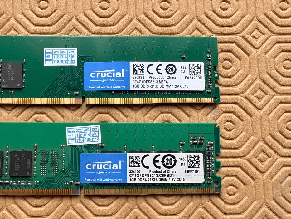 Ram Crucial DDR4 8Gb (2x4gb) 2133