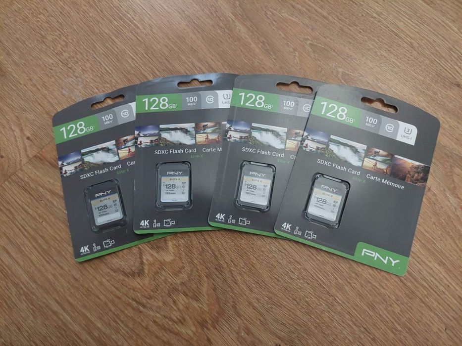 PNY 128gb SDXC Flash Card Elite-X 4K 100MB/s