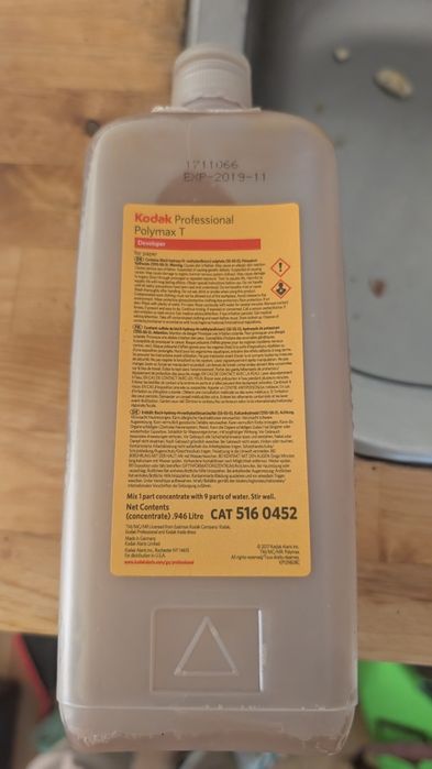 Químicos de Revelação Fotográfica - Revelador Kodak + Fixador
