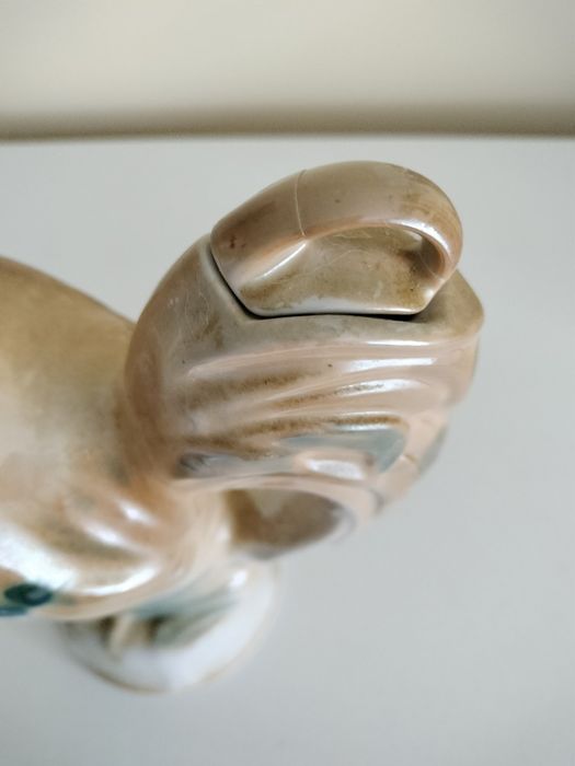 Фарфоровий півень-штоф.