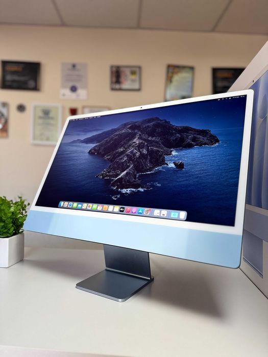 Моноблок Apple iMac21,1/ M1/ 8Gb/ 256Gb SSD/ 24" 4.5k/2021р. Гарантія