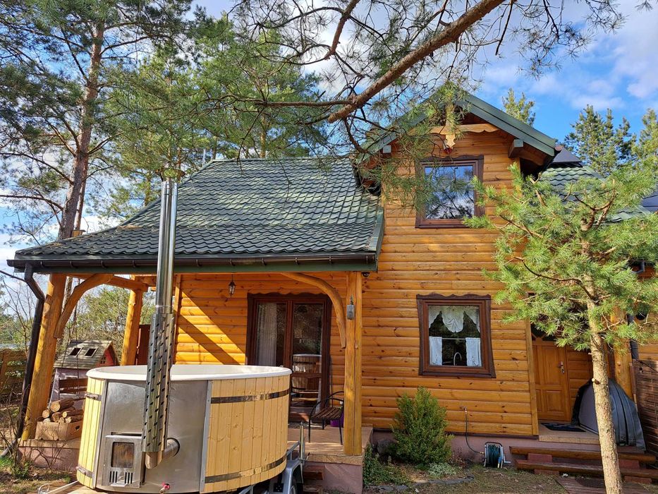 Dom w Puszczy Augustowskiej - balia / jacuzzi - Augustów okolice