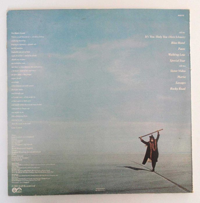 LENE LOVICH - No Man's Land (LP)