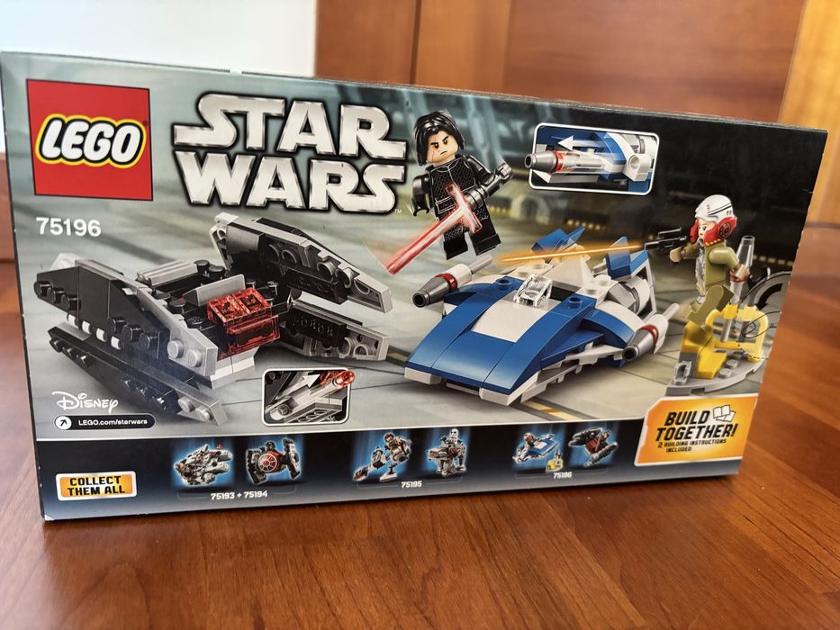 75196 A-Wing vs The Silencer microfighters (Novo / Selado)