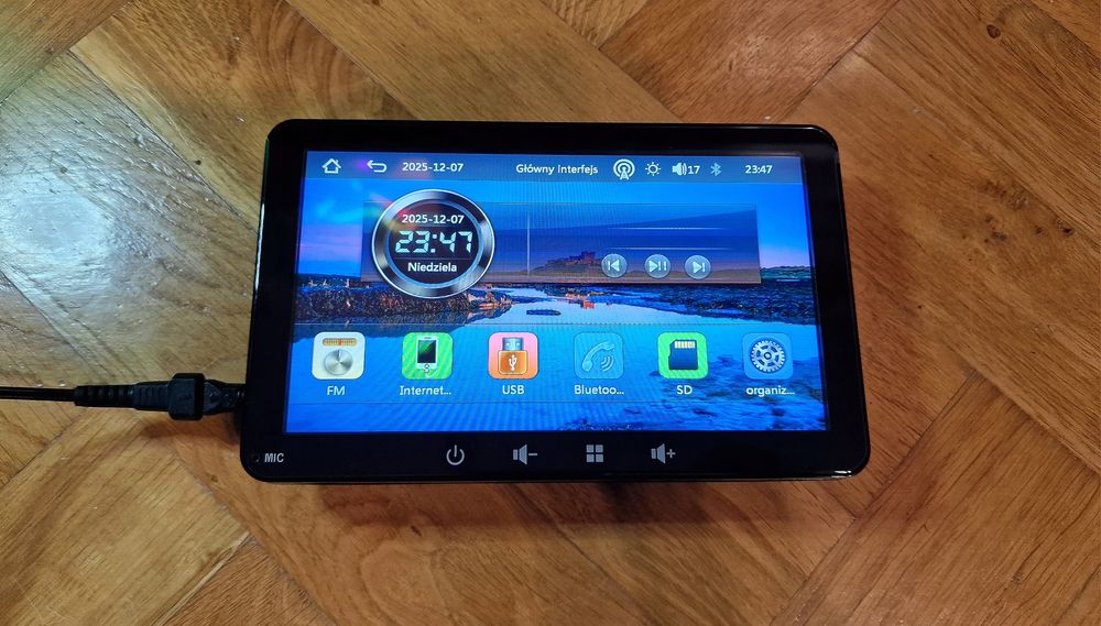 Wyświetlacz CarPlay AndroidAuto Po Polsku Komplet Nowy Tanio