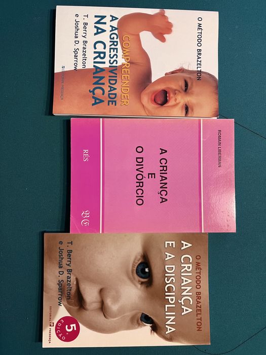 Lote 3 livros parentalidade