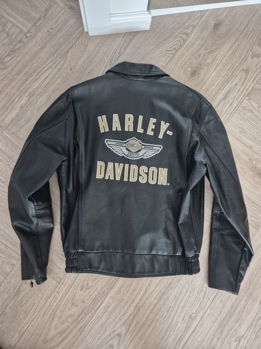 Harley Davidson Kolekcjonerska Skorzana Kurtka roz.L 100 Aniversary